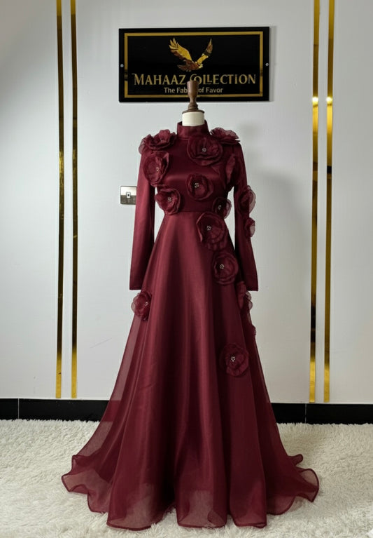 Korean Sheesha Silk Maxi