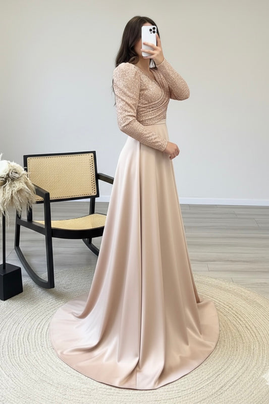Beautiful Skin Satin Silk Maxi