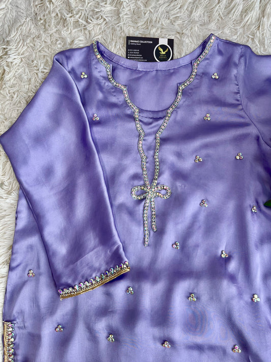 Lavender Silk Dreamy Dress