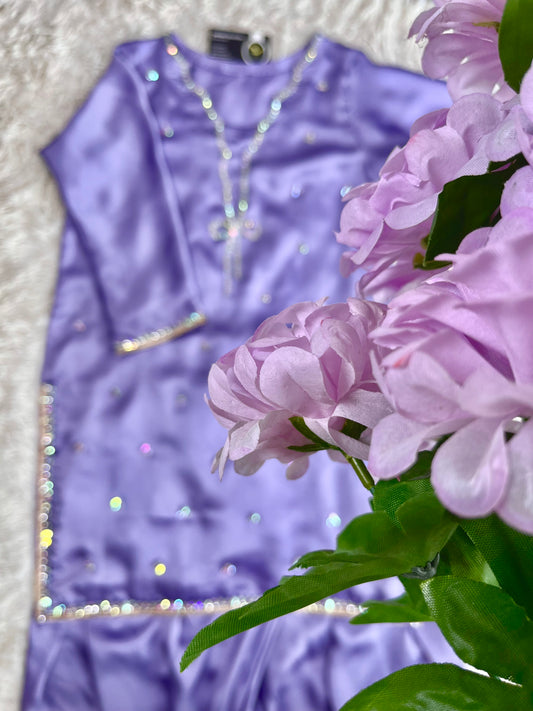 Lavender Silk Dreamy Dress
