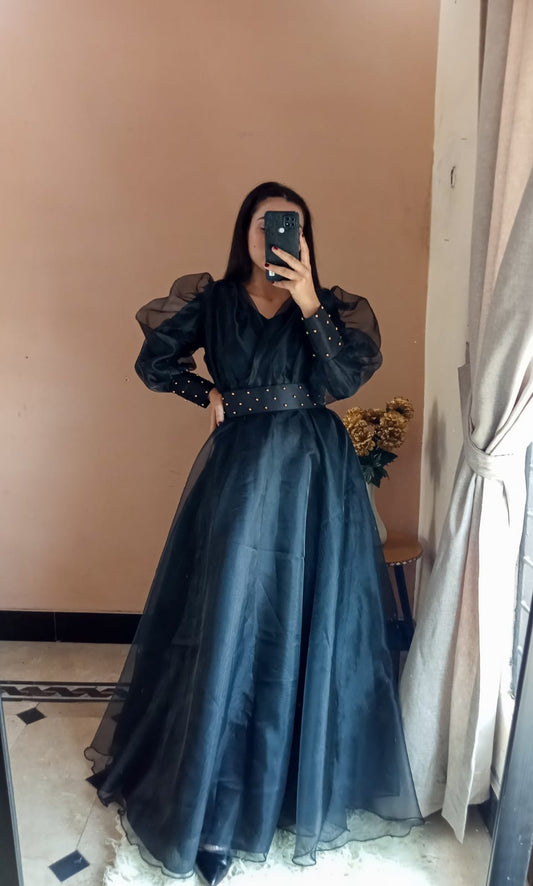 Dazzling Black Frock