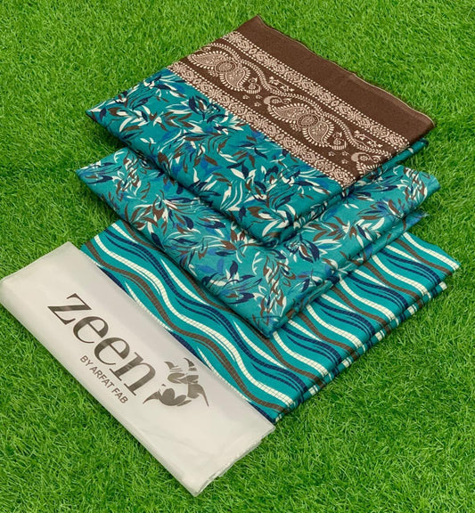 Premium Printed Lawn 3pc Dress.