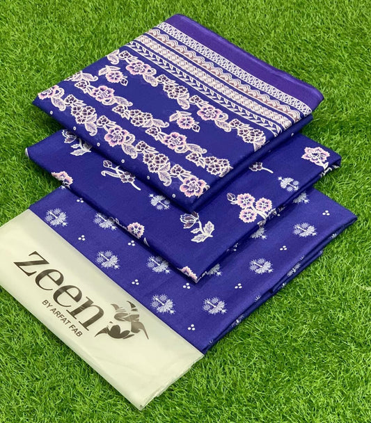 Premium Printed Lawn 3pc Dress.