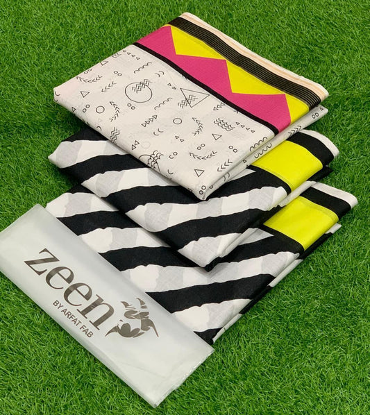 Premium Printed Lawn 3pc Dress.