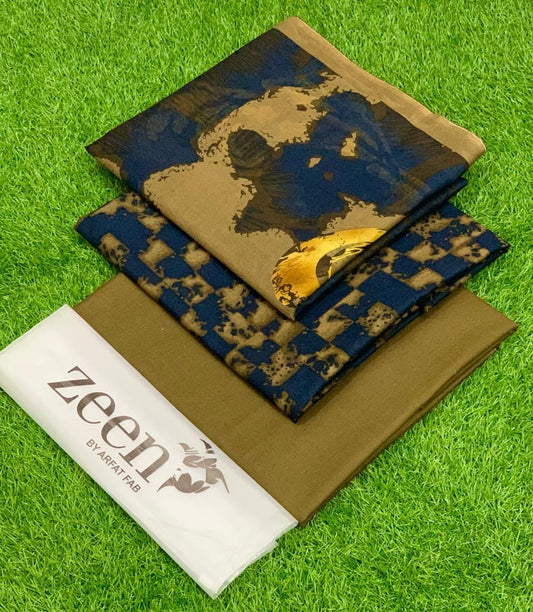 Premium Printed Lawn 3pc Dress.