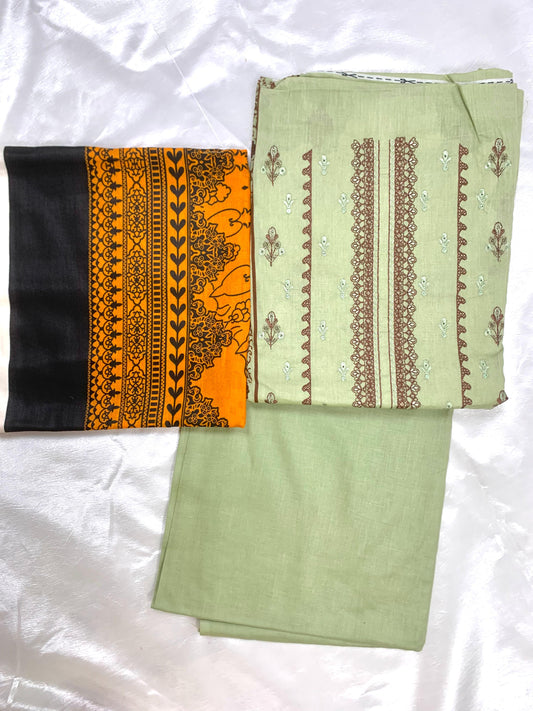 Premium Embroidered Lawn 3pc Dress.