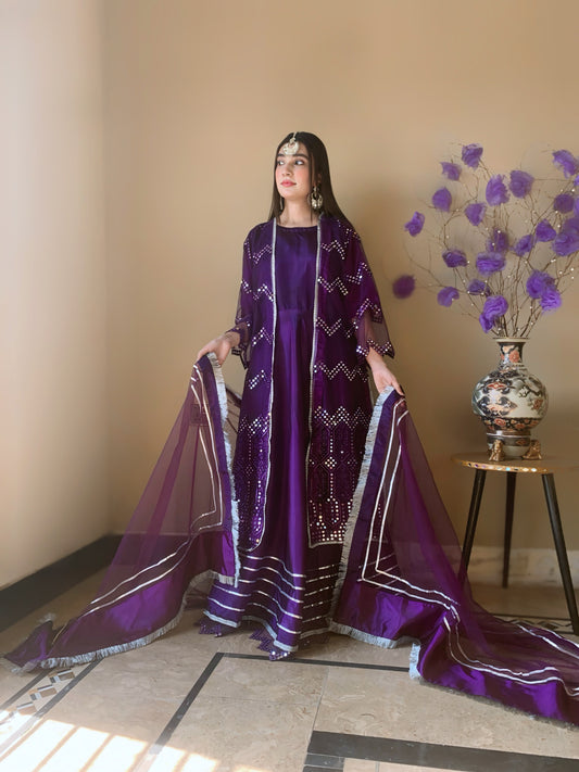 Purple Festive Dress