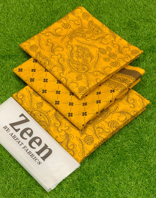 Premium Printed Lawn 3pc Dress.