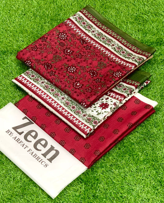 Premium Printed Lawn 3pc Dress.