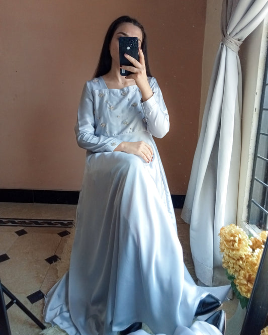 Dazzling Silk Frock
