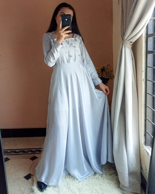 Dazzling Silk Frock