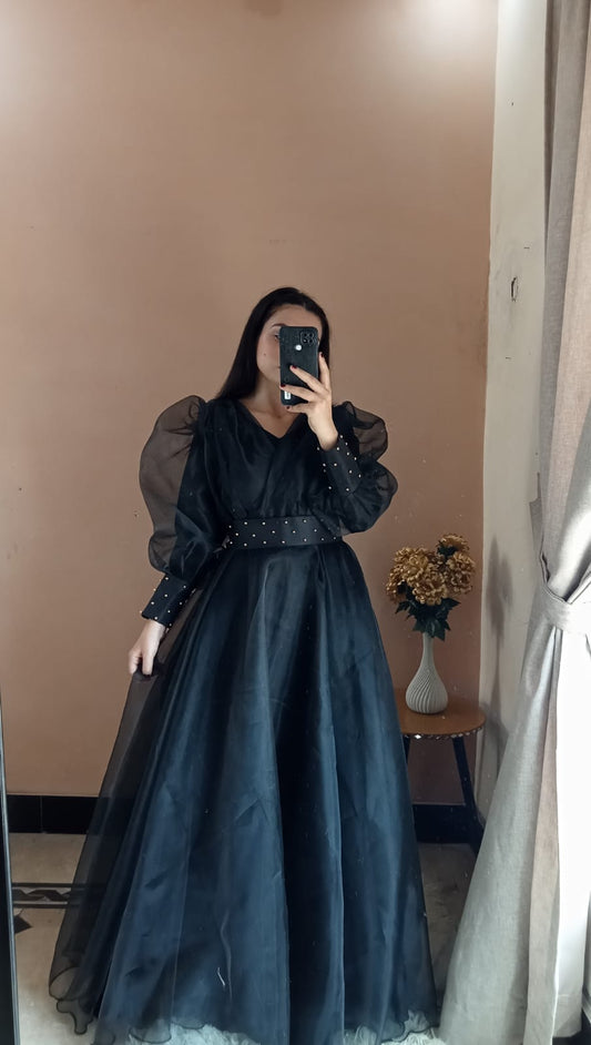 Dazzling Black Frock