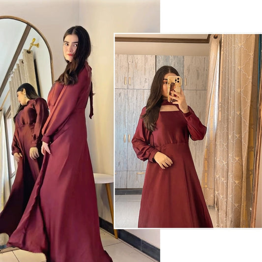 Dazzling Silk Frock