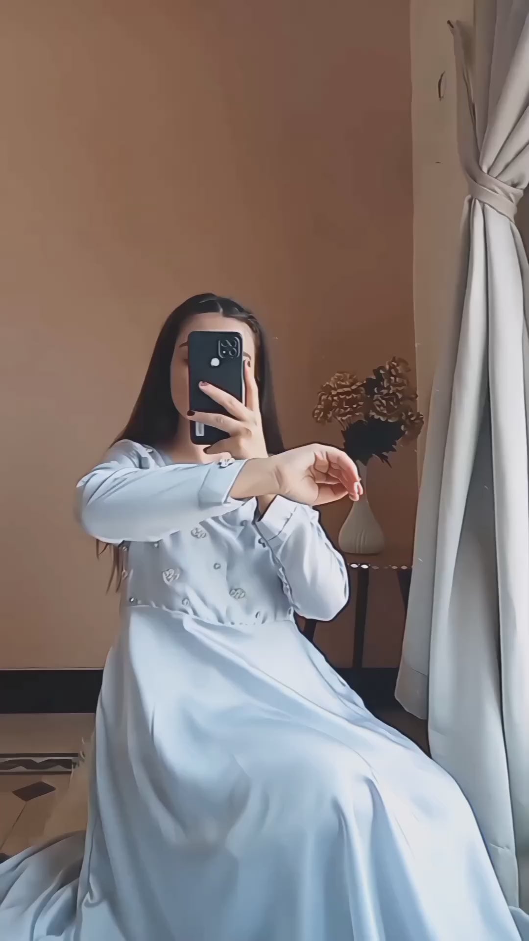 Dazzling Silk Frock