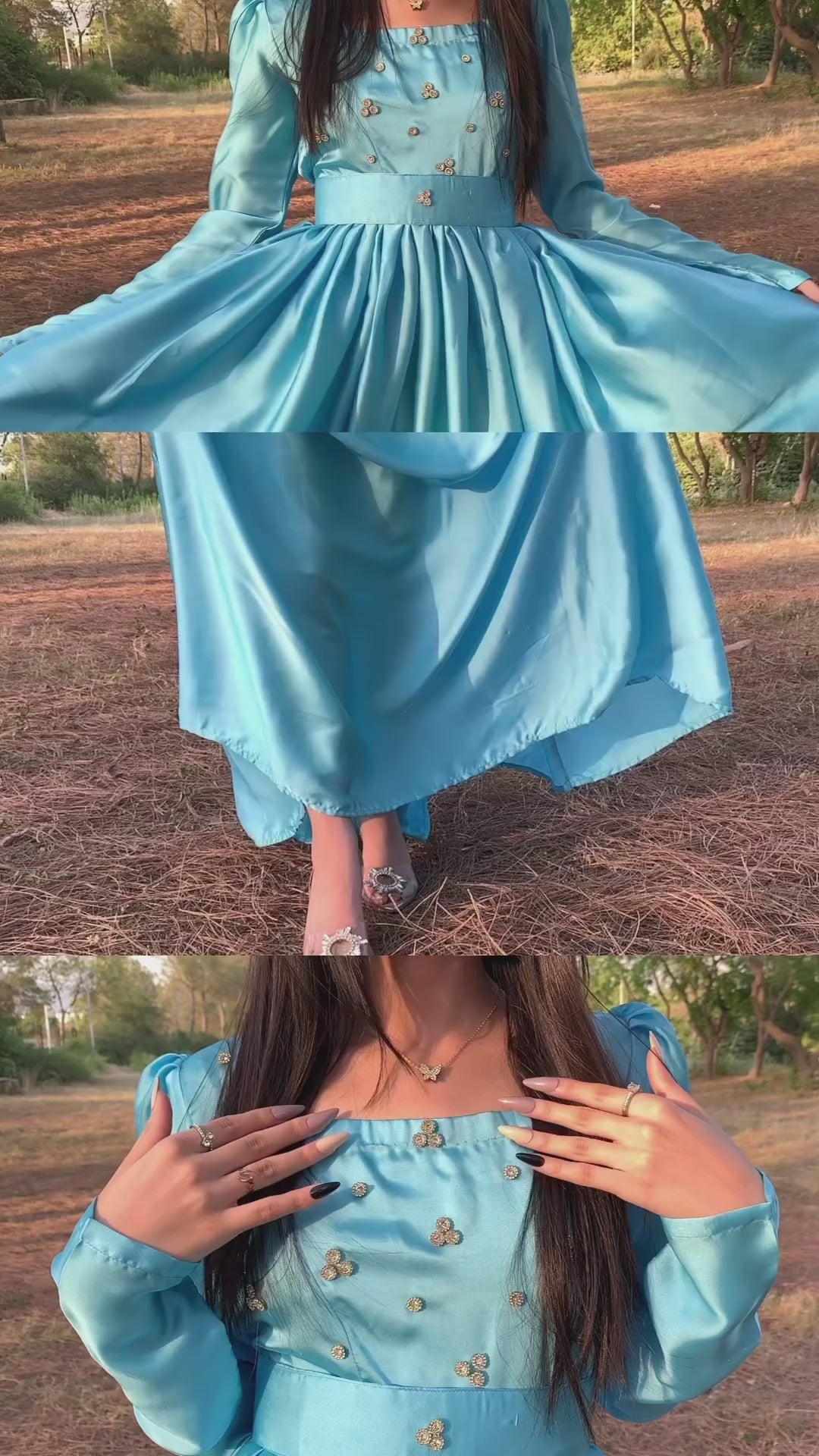 Dazzling Silk Frock