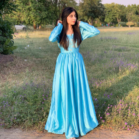 Dazzling Silk Frock