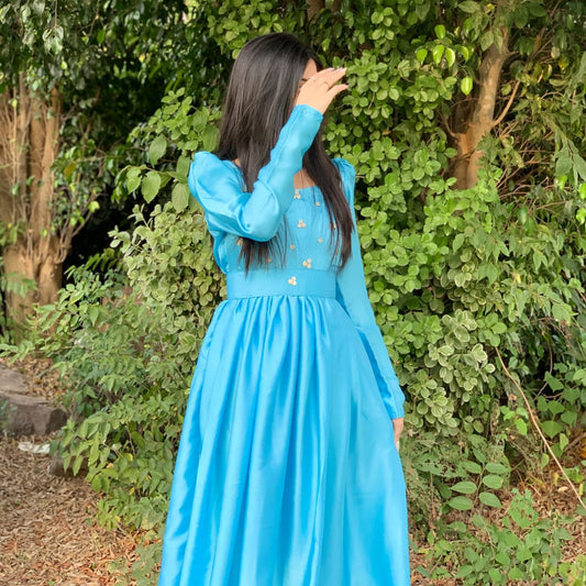 Dazzling Silk Frock